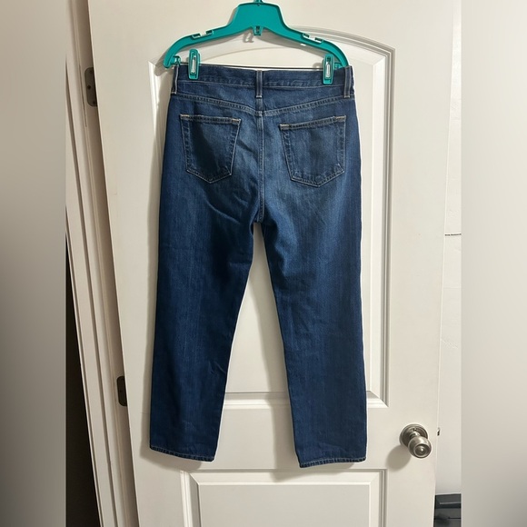 Outerknown fillmore boyfriend jeans button fly embroidered size 26 - Picture 2 of 7